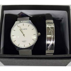 Часы мужские с браслетом в подарочной упаковке М23