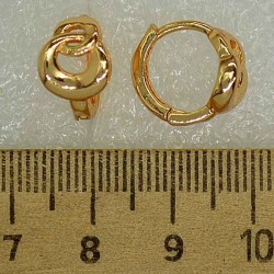 Серьги кольцо восьмерка М418