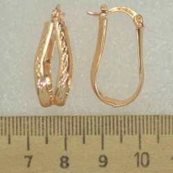 Серьги кольцо М436